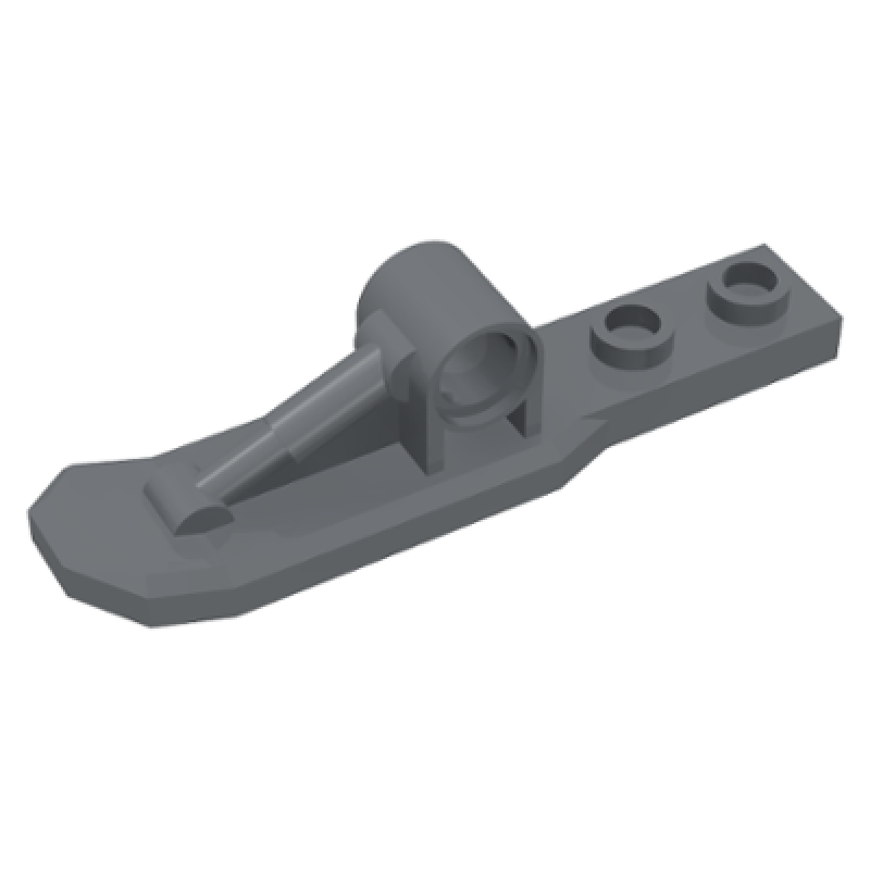 helicopter landings-ski 1x6 met pin gat dark bluish gray